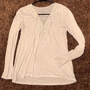 Light blue soft and sexy long sleeve